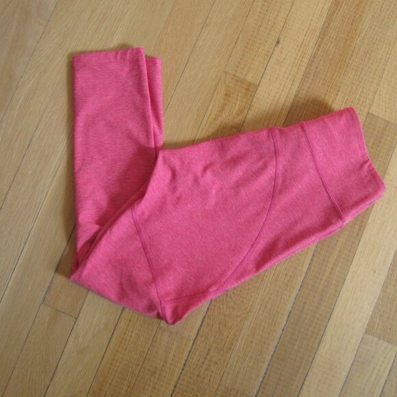 Outdoor Voices 7/8 Warmup Leggings Size S Pink Flamingo Yoga Athletic Gym Tights - Picture 5 of 5
